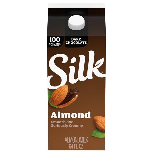 Dairy Free Beverages Silk Dark Chocolate Almond Milk, Dairy Free, Gluten Free, Soy Free hero