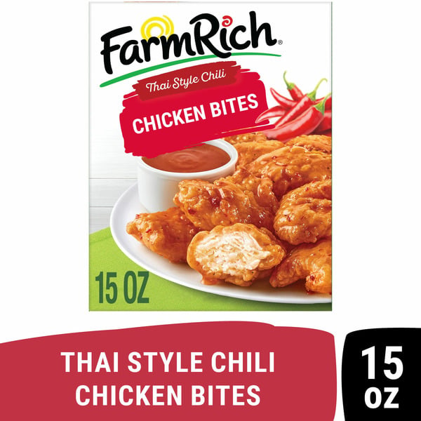 Frozen Appetizers & Sides Farm Rich Chicken Bites with Sweet Thai Style Chili Sauce hero