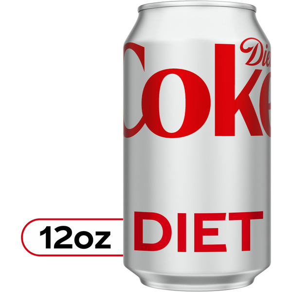 Soft Drinks Diet Coke Diet Cola Soda Pop Can hero