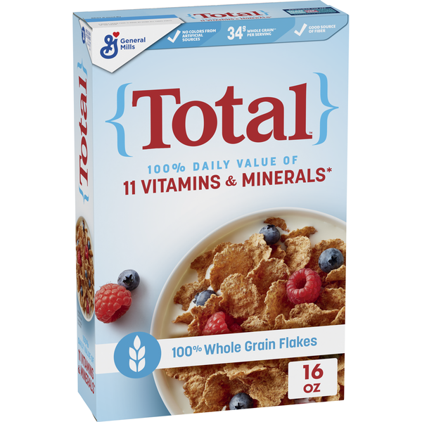 Cereal Total Whole Grain Flakes Breakfast Cereal hero