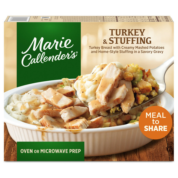 Frozen Meals Marie Callender's Turkey & Stuffing Meal to Share Multi-Serve Frozen Dinner hero