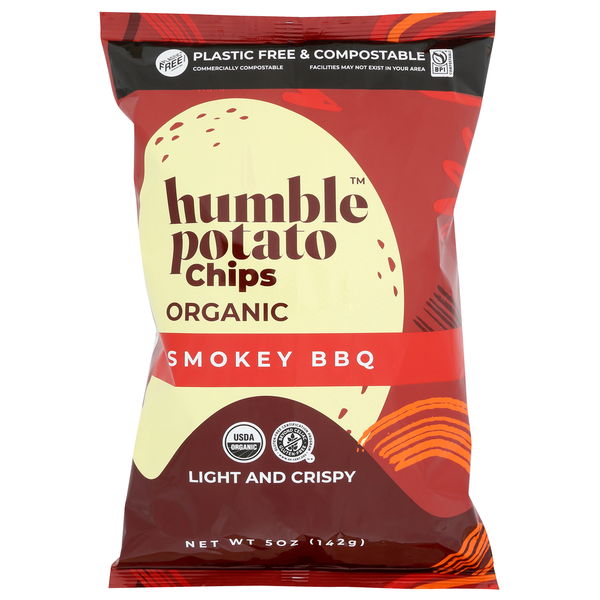 Chips & Pretzels Humble Potato Chips Organic Potato Chips-Smoky BBQ hero