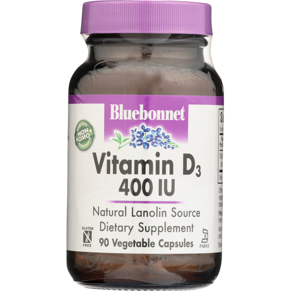 Dietary Supplements Bluebonnet Vitamin D3 400 Iu hero