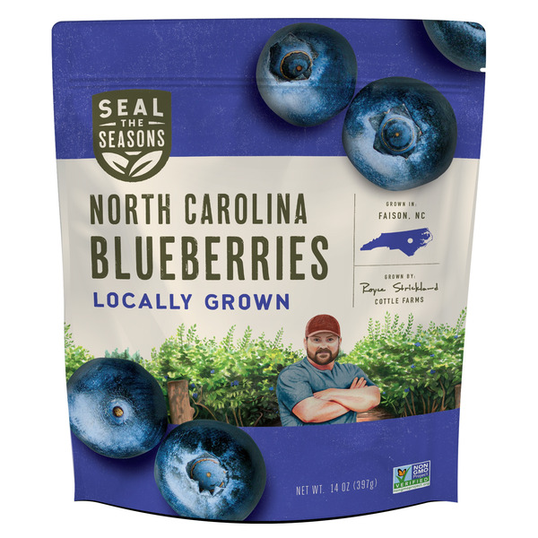 Frozen Produce Seal the Seasons North Carolina Blueberries hero