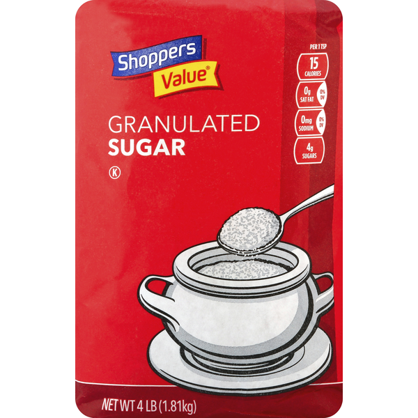 Baking Supplies & Decor Shoppers Value Sugar, Granulated hero