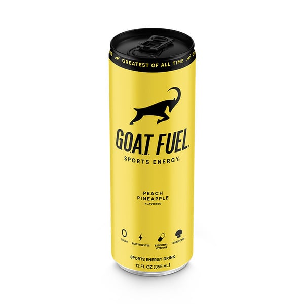 Energy & Sports Drinks G.O.A.T Fuel Sports Energy Drink, Peach Pineapple hero