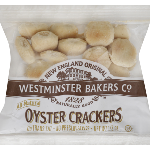 Chips & Pretzels Westminster Bakers Co. Oyster Crackers hero