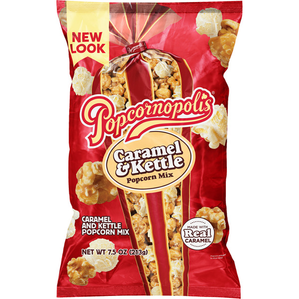 Popcorn & Jerky Popcornopolis Caramel & Kettle Mix Popcorn Bag hero