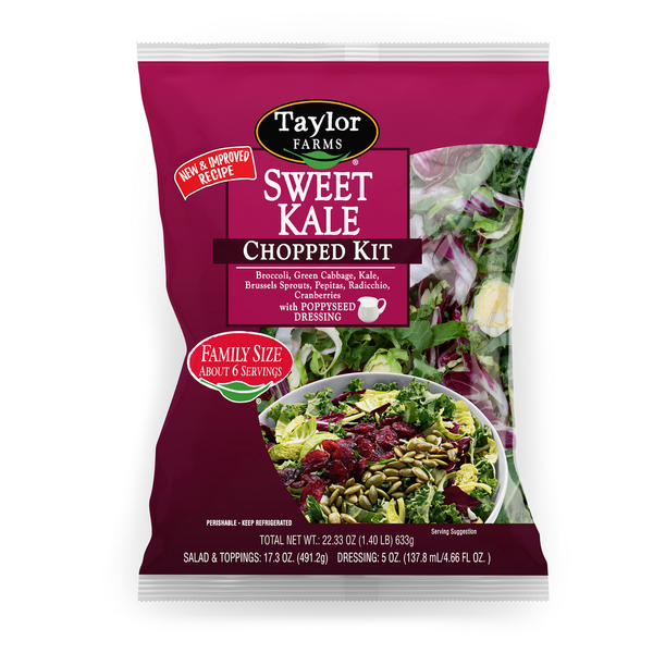 Sam's Club Taylor Farms Sweet Kale Family Size Chopped Salad Kit Same ...