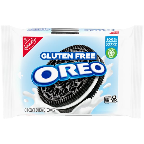 Cookies & Cakes Oreo Gluten Free Chocolate Sandwich Cookies hero