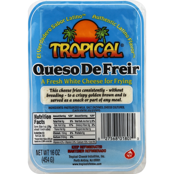 Packaged Cheese Tropical Cheese, Queso de Freir hero