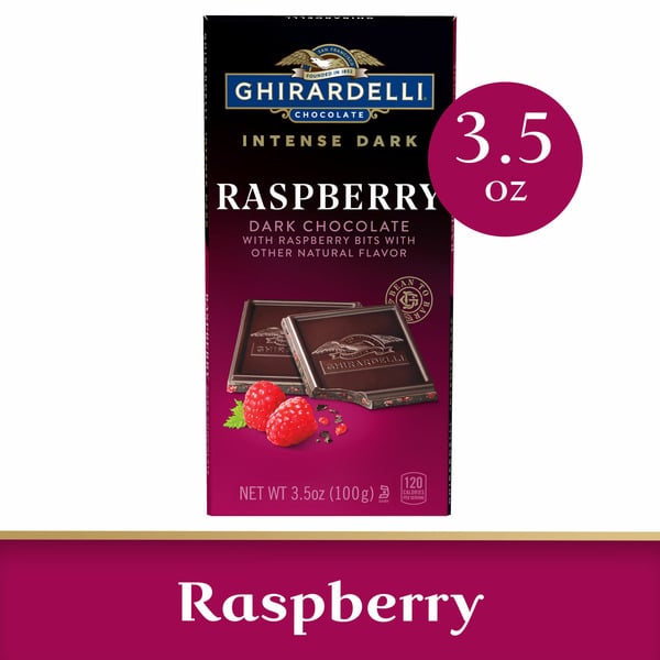 Candy & Chocolate Ghirardelli Intense Dark Chocolate Bar - Raspberry Radiance hero