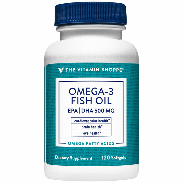 Other Supplements The Vitamin Shoppe Omega 3 Fish Oil 1000 mg (120 Softgels) hero