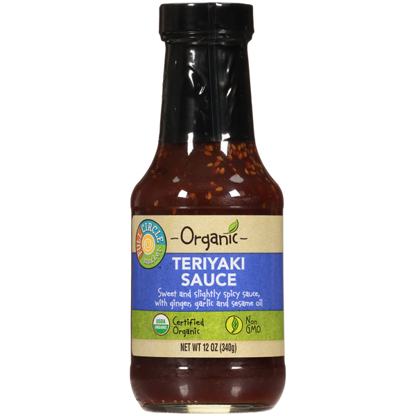 Condiments Full Circle Teriyaki Sauce With Sesame Seeds, Toasted Sesame Oil And A Touch Of Orange hero