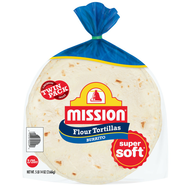 Tortillas & Flat Bread Mission Super Soft Burrito Flour Tortillas hero