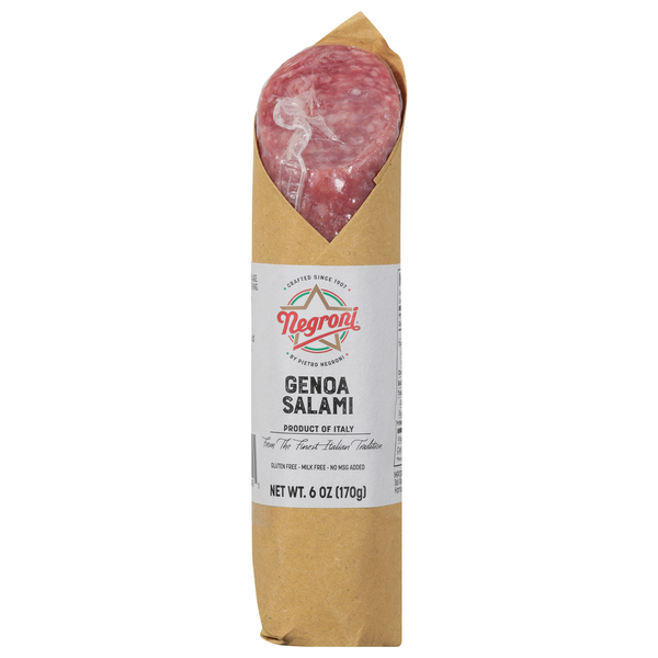 Packaged Lunch Meat Negroni Genoa Salami hero