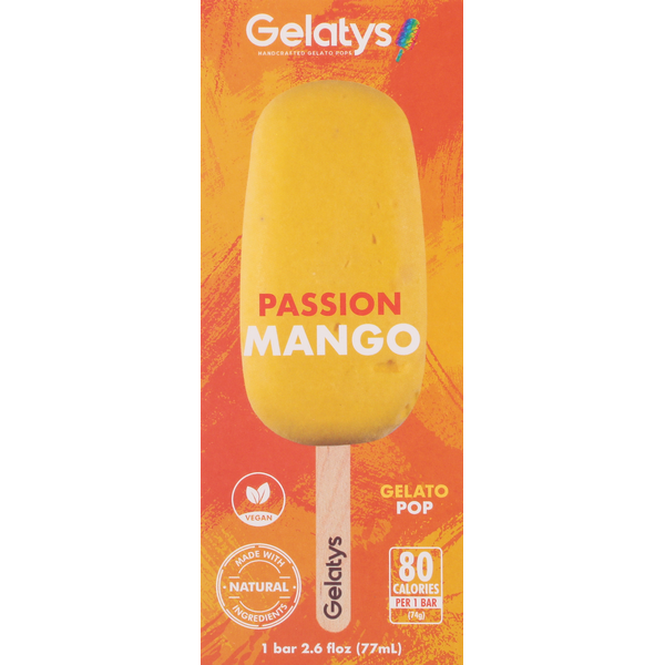 Ice Cream & Ice Gelatys Gelato Pop, Passion Mango hero