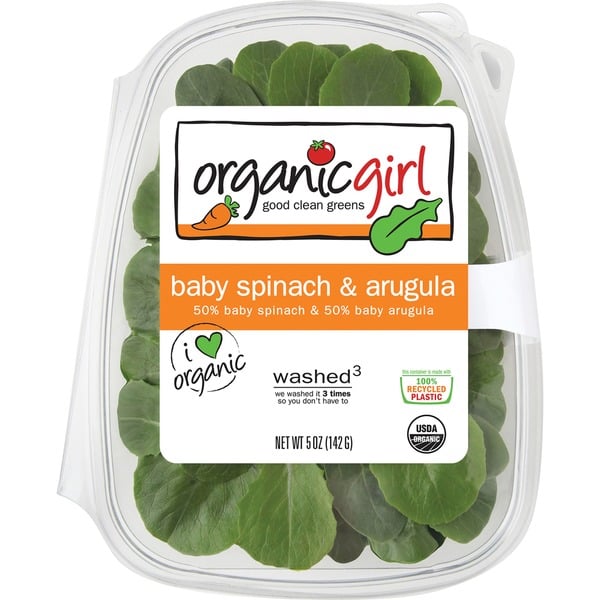 Produce Organic Girl Baby Spinach & Arugula hero