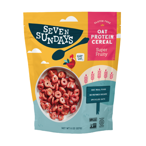 Cereal Seven Sundays Oat Protein Cereal, Super Fruity hero