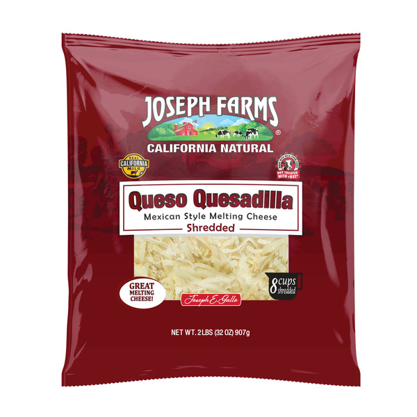 Packaged Cheese Joseph Farms Queso Quesadilla hero