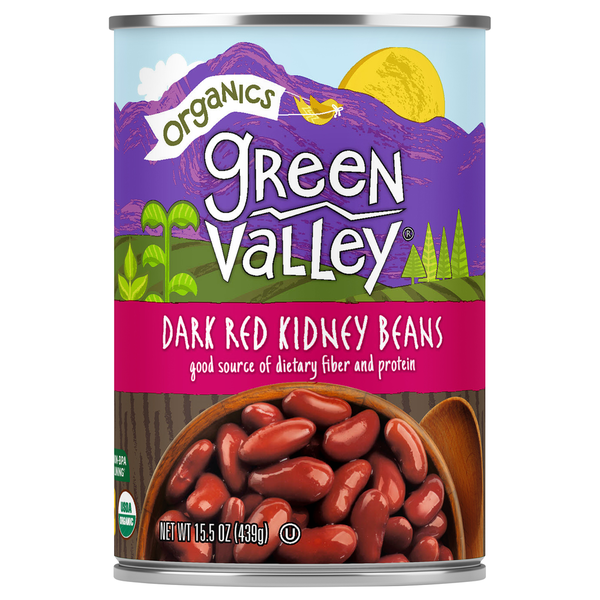 Canned Meals & Beans Green Valley Kidney Beans, Dark Red hero