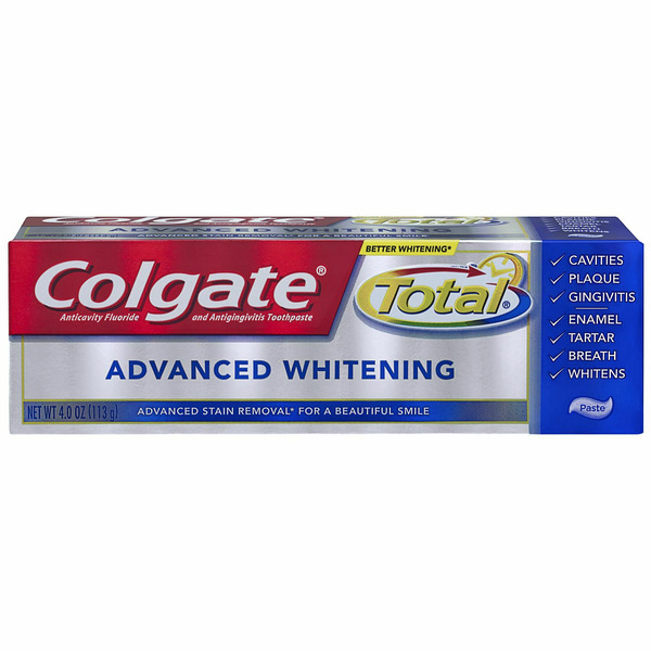 Oral Hygiene Colgate Total Advanced Fluoride Whitening Toothpaste, Multi-Protection hero