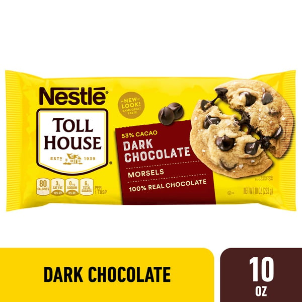 Baking Ingredients Toll House Dark Chocolate Chips hero