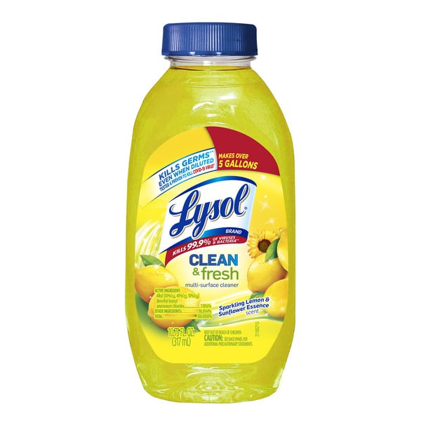 Cleaning Supplies Lysol Multi-Surface Cleaner, Sanitizing and Disinfecting, Sparkling Lemon & Sunflower hero