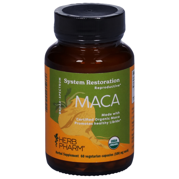 Feminine Care Herb Pharm Maca, 500 mg, Vegetarian Capsules hero