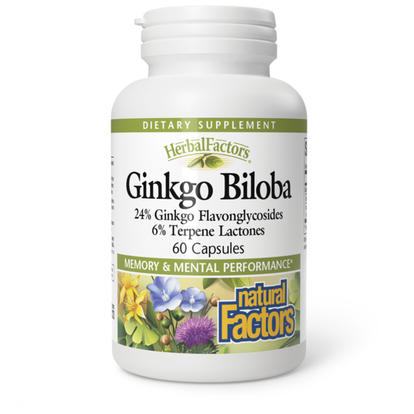 Vitamins & Supplements Natural Factors Ginkgo Biloba hero