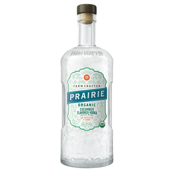 Vodka Prairie Organic Spirits Cucumber Flavored Vodka 70 hero