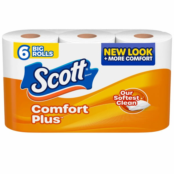 Toilet Paper Scott ComfortPlus Toilet Paper, 1-Ply hero