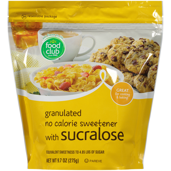 Baking Ingredients Food Club Granulated No Calorie Sweetener With Sucralose hero