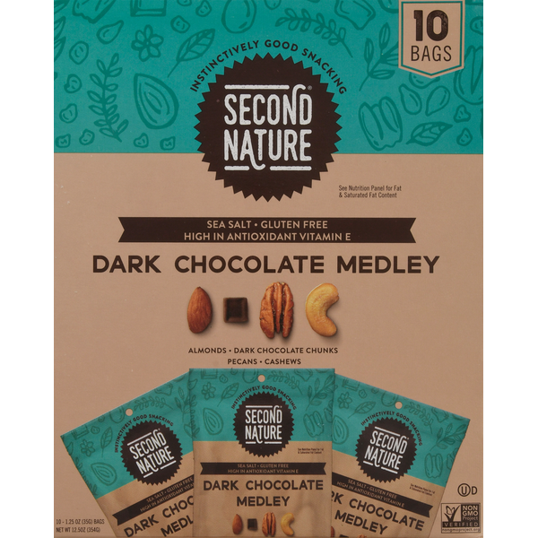 Trail Mix & Snack Mix Second Nature Dark Chocolate Medley hero