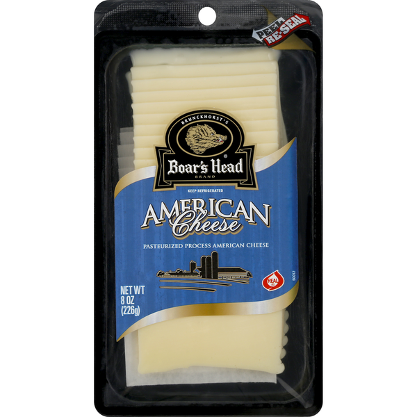 Lunch Meat-Prepackaged Boar's Head White American Cheese hero