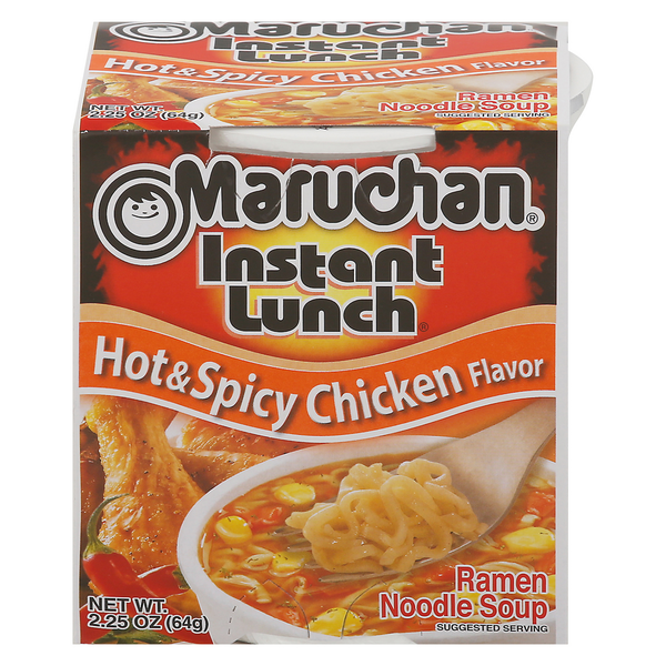 Maruchan Ramen Noodle Soup, Hot & Spicy Chicken Flavor hero