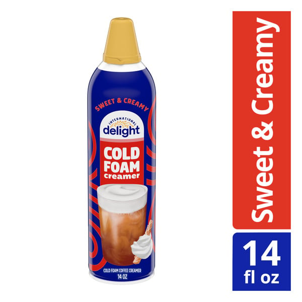 International Delight Sweet & Creamy Cold Foam Coffee Creamer hero