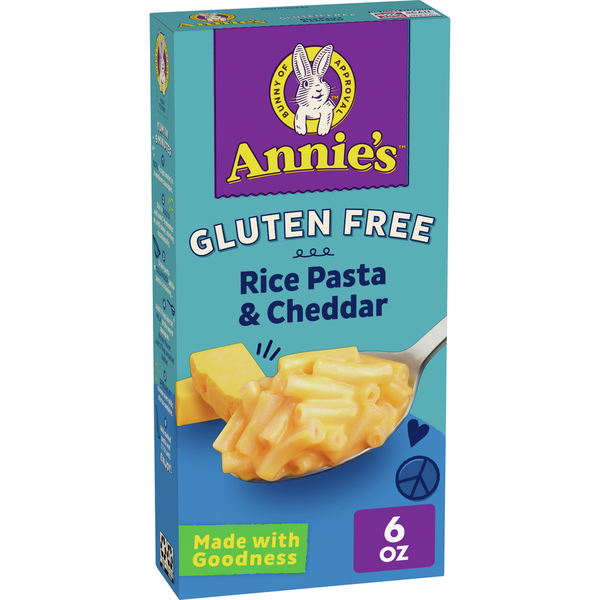 Instant Foods Annie's Gluten Free Rice Pasta and Cheddar Macaroni and Cheese hero