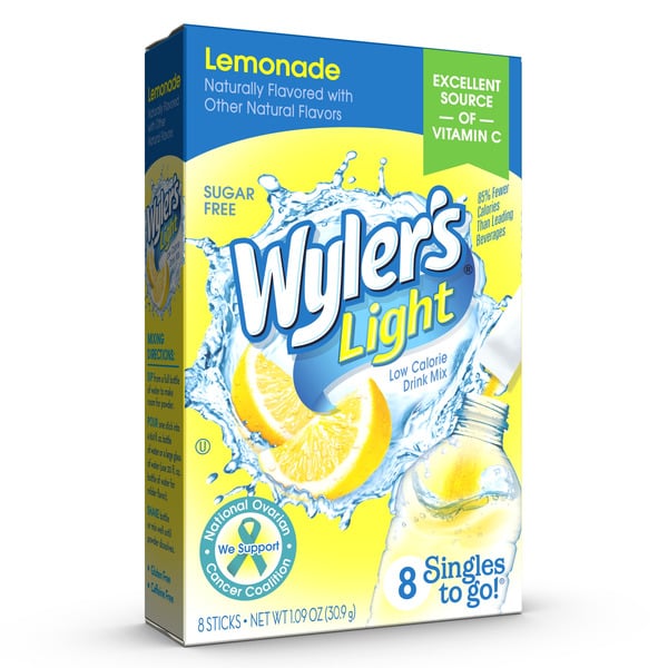 Cocoa & Drink Mixes Wyler's Light Drink Mix  Low Calorie, Lemonade hero