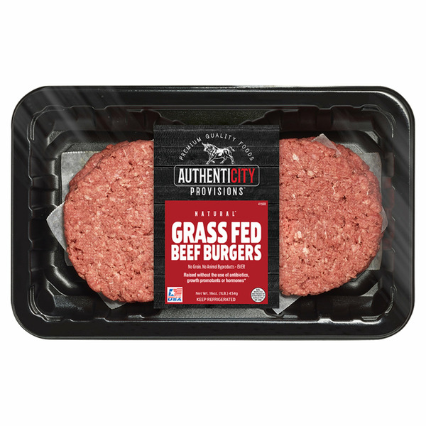 Prepared Meals Authenticity Provisions Natural Grass Fed Beef Burgers hero