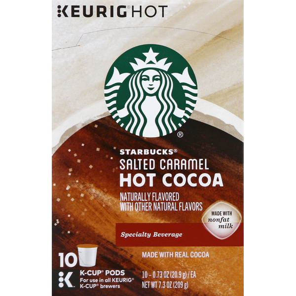 Coffee Starbucks Hot Cocoa, Salted Caramel, K-Cup Pods hero