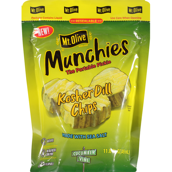 Chips & Pretzels Mt. Olive Kosher Dill Pickle Chips hero