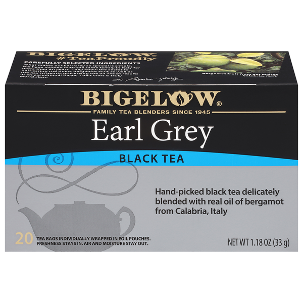 Tea (Loose, Bags and Pods) Bigelow Earl Grey Black Tea Blend hero