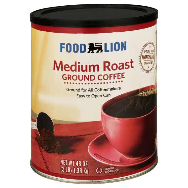 Coffee Food Lion Coffee, Ground, Medium Roast hero