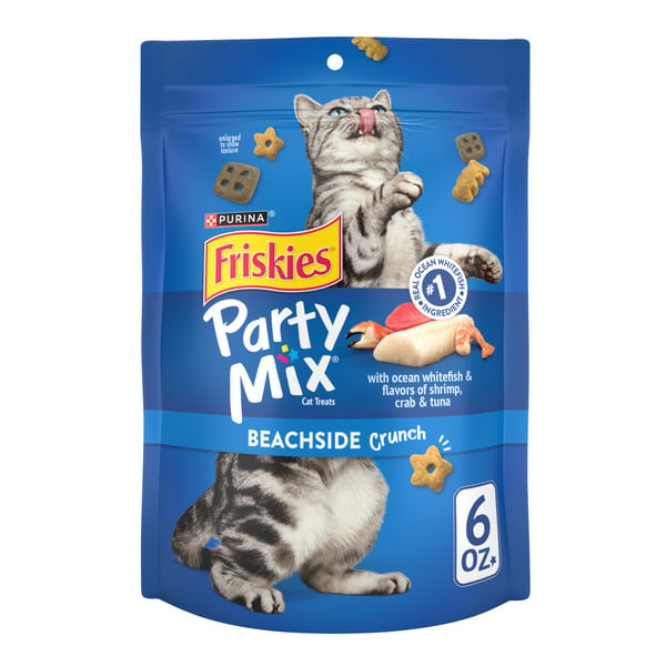 Cat Food Purina Friskies Cat Treats, Party Mix Beachside Crunch hero