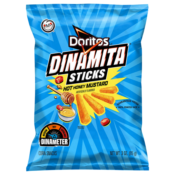 Doritos Corn Snacks, Hot Honey Mustard, Sticks hero