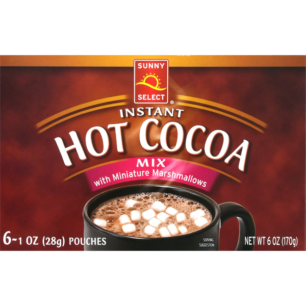 Cocoa & Drink Mixes Sunny Select Hot Cocoa Mix with Miniature Marshmallows, Instant hero