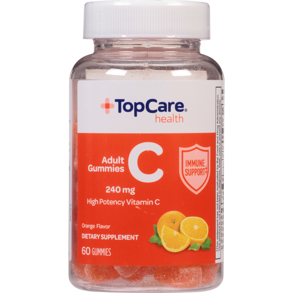 Vitamins & Supplements TopCare Vitamin C, Adult, 240 mg, Gummies, Orange Flavor hero