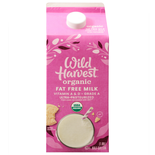 Milk Wild Harvest Milk, Fat Free, Organic hero