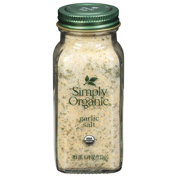 Spices & Seasonings Simply Organic Garlic Salt hero